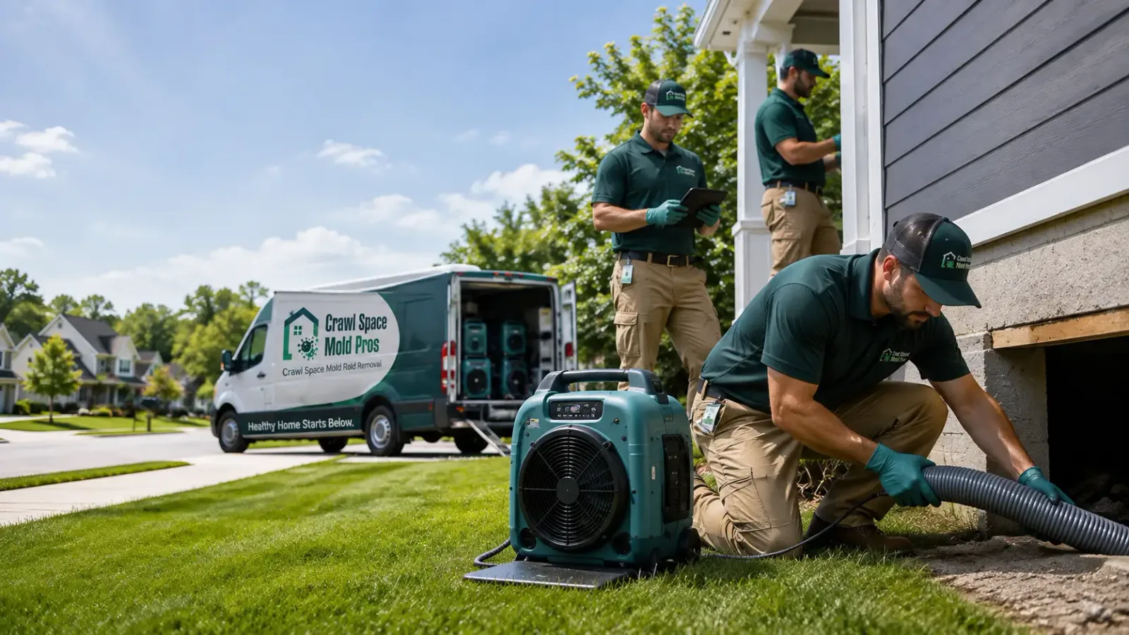 Crawl Space Mold Removal in Currie, MN